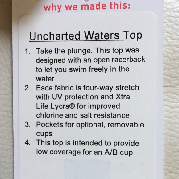 NWT EUNA LULULEMON UNCHARTED WATERS BIKINI SET 10 - Picture 6 of 8